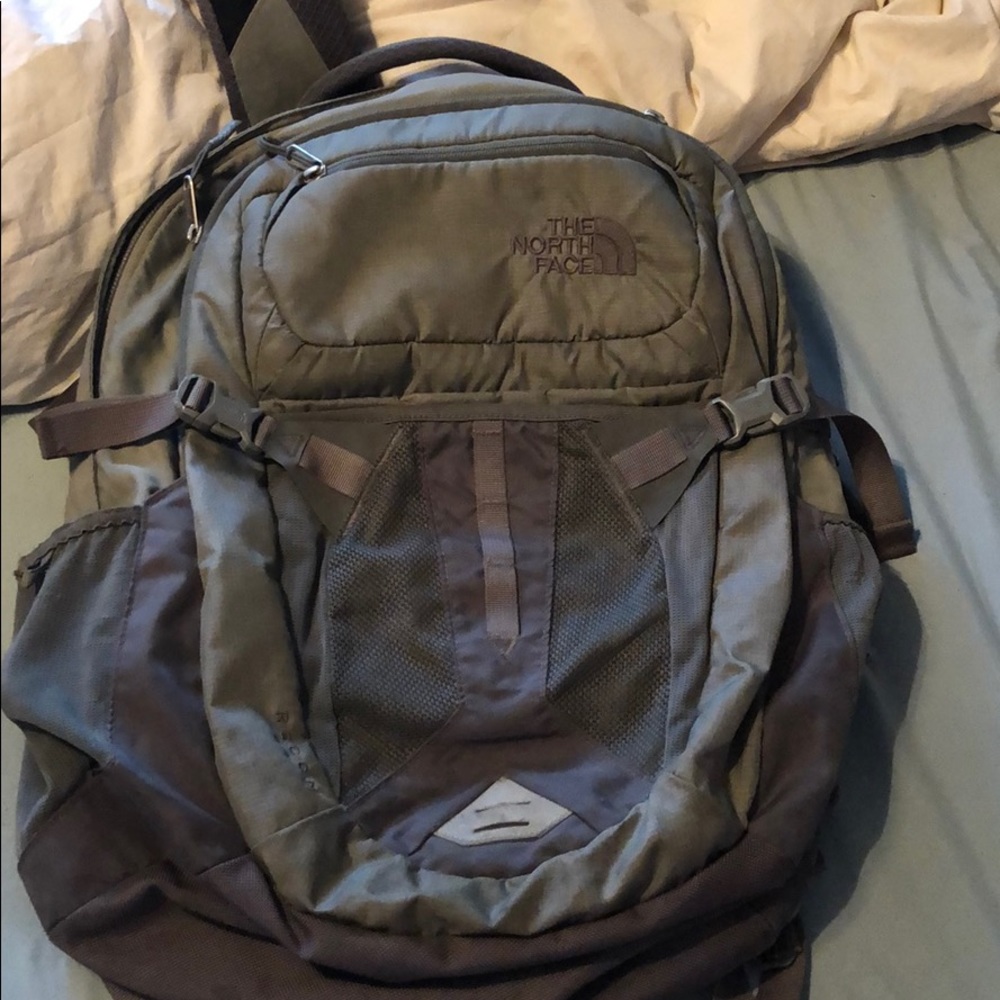 Dark Grey NorthFace Backpack